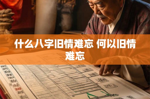 什么八字旧情难忘 何以旧情难忘 什么八字旧情难忘 何以旧情难忘