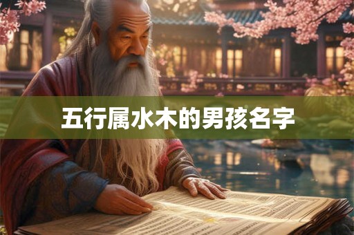 五行属水木的男孩名字 五行属水木的男孩名字