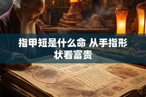 指甲短是什么命 从手指形状看富贵 指甲短是什么命 从手指形状看富贵