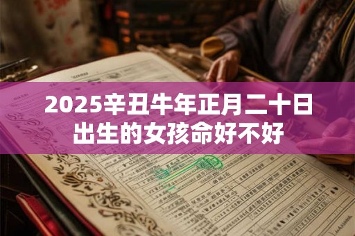 2025辛丑牛年正月二十日出生的女孩命好不好