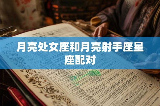 月亮处女座和月亮射手座星座配对 月亮处女座和月亮射手座星座配对