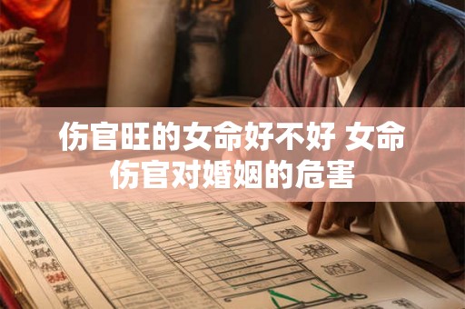 伤官旺的女命好不好 女命伤官对婚姻的危害 伤官旺的女命好不好 女命伤官对婚姻的危害