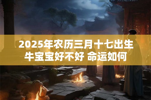 2025年农历三月十七出生牛宝宝好不好 命运如何 2025年农历三月十七出生牛宝宝好不好 命运如何