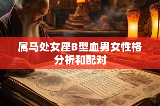 属马处女座B型血男女性格分析和配对 属马处女座B型血男女性格分析和配对