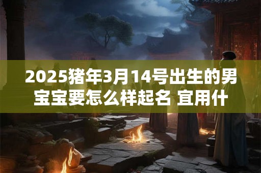 2025猪年3月14号出生的男宝宝要怎么样起名 宜用什么字