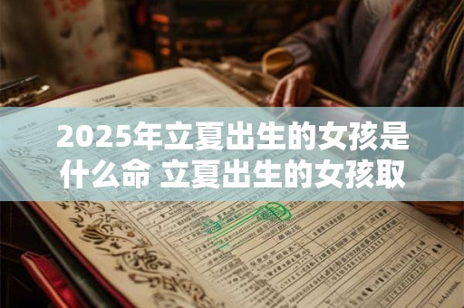 2025年立夏出生的女孩是什么命 立夏出生的女孩取名字 2025年立夏出生的女孩是什么命 立夏出生的女孩取名字