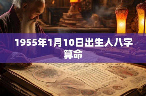 1955年1月10日出生人八字算命