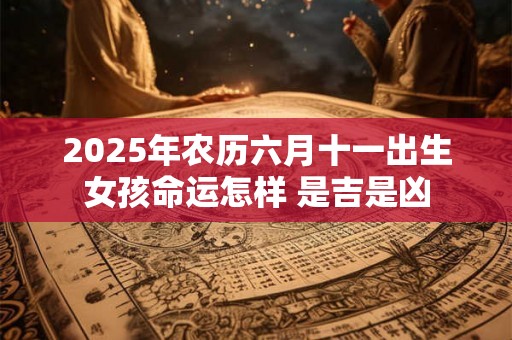 2025年农历六月十一出生女孩命运怎样 是吉是凶 2025年农历六月十一出生女孩命运怎样 是吉是凶