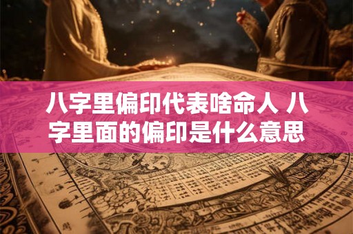 八字里偏印代表啥命人 八字里面的偏印是什么意思 八字里偏印代表啥命人 八字里面的偏印是什么意思