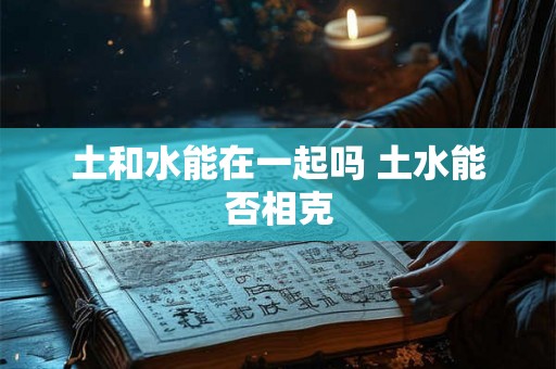 土和水能在一起吗 土水能否相克 土和水能在一起吗 土水能否相克