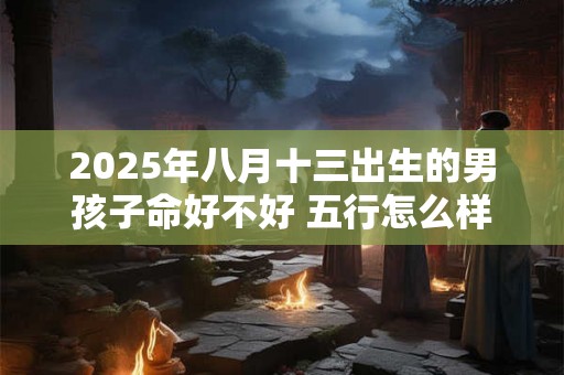 2025年八月十三出生的男孩子命好不好 五行怎么样 2025年八月十三出生的男孩子命好不好 五行怎么样