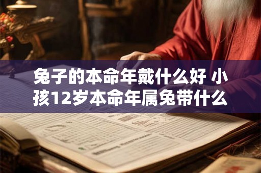 兔子的本命年戴什么好 小孩12岁本命年属兔带什么好 兔子的本命年戴什么好 小孩12岁本命年属兔带什么好