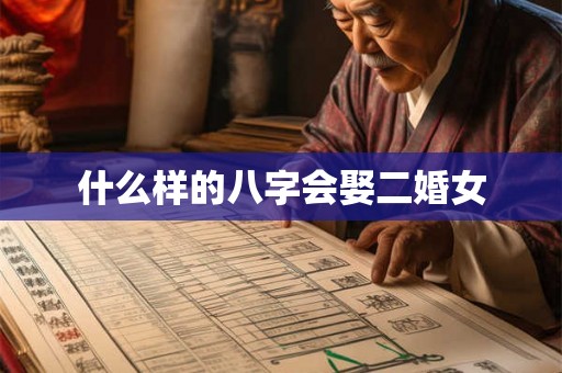 什么样的八字会娶二婚女 什么样的八字会娶二婚女
