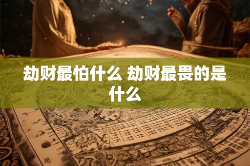 劫财最怕什么 劫财最畏的是什么 劫财最怕什么 劫财最畏的是什么