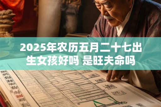 2025年农历五月二十七出生女孩好吗 是旺夫命吗 2025年农历五月二十七出生女孩好吗 是旺夫命吗