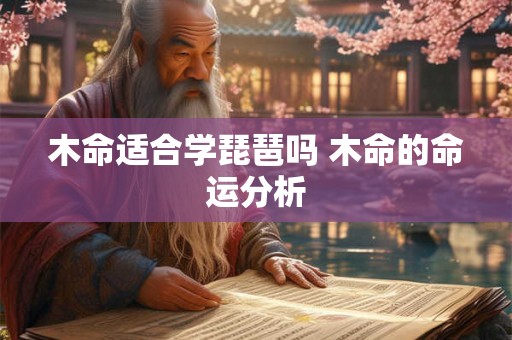 木命适合学琵琶吗 木命的命运分析 木命适合学琵琶吗 木命的命运分析