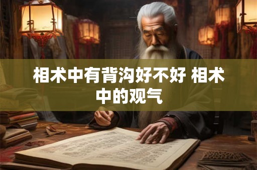 相术中有背沟好不好 相术中的观气 相术中有背沟好不好 相术中的观气