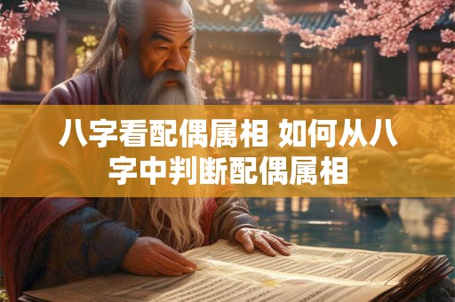 八字看配偶属相 如何从八字中判断配偶属相 八字看配偶属相 如何从八字中判断配偶属相