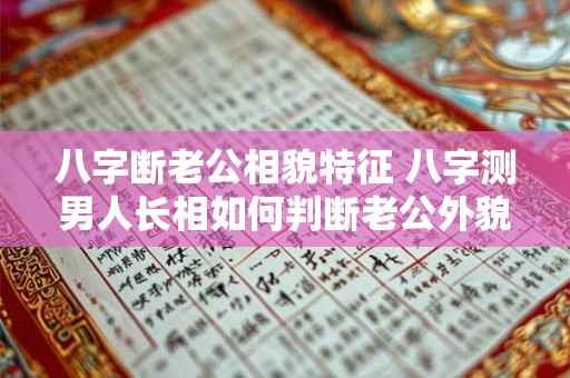 八字断老公相貌特征 八字测男人长相如何判断老公外貌特征 八字断老公相貌特征 八字测男人长相如何判断老公外貌特征