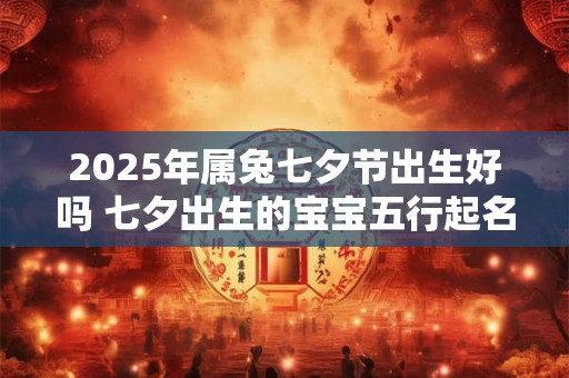 2025年属兔七夕节出生好吗 七夕出生的宝宝五行起名