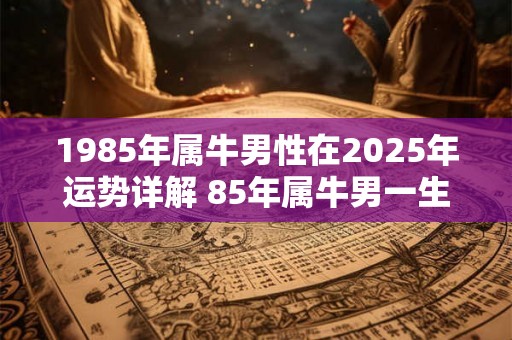1985年属牛男性在2025年运势详解 85年属牛男一生有几次婚姻 1985年属牛男性在2025年运势详解 85年属牛男一生有几次婚姻