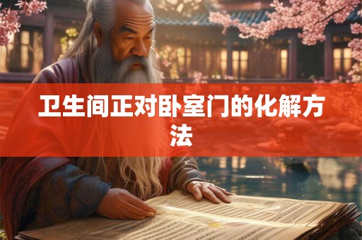 卫生间正对卧室门的化解方法
