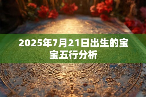 2025年7月21日出生的宝宝五行分析 2025年7月21日出生的宝宝五行分析
