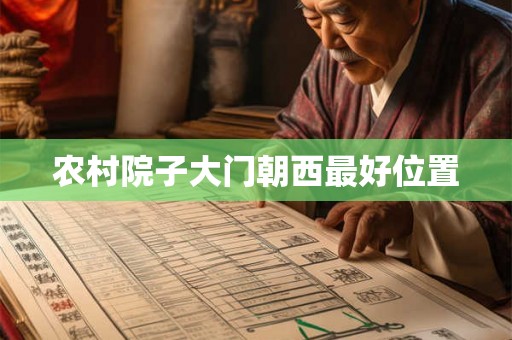 农村院子大门朝西最好位置