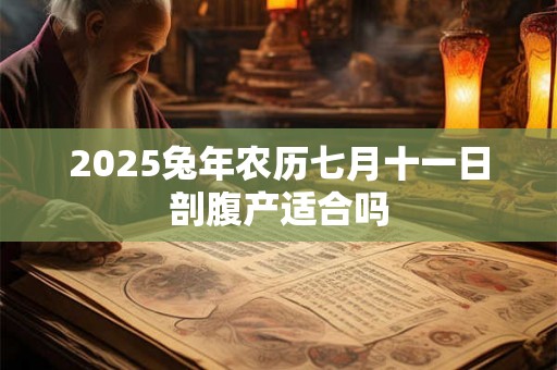 2025兔年农历七月十一日剖腹产适合吗