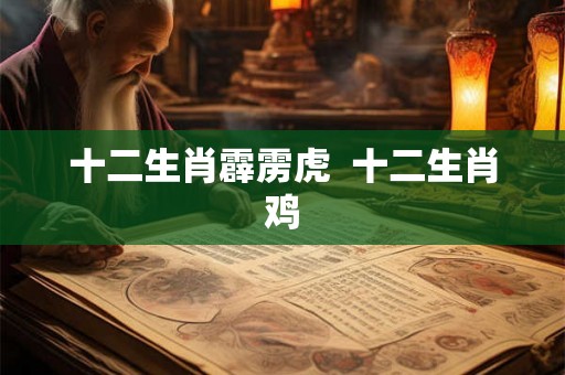 十二生肖霹雳虎 十二生肖鸡 十二生肖霹雳虎 十二生肖鸡