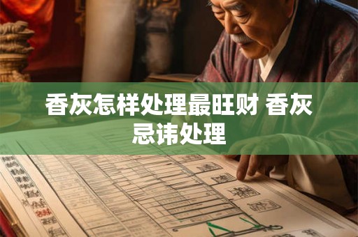 香灰怎样处理最旺财 香灰忌讳处理 香灰怎样处理最旺财 香灰忌讳处理