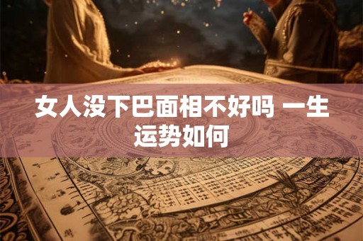 女人没下巴面相不好吗 一生运势如何 女人没下巴面相不好吗 一生运势如何