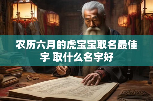 农历六月的虎宝宝取名最佳字 取什么名字好 农历六月的虎宝宝取名最佳字 取什么名字好