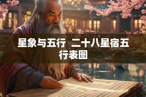 星象与五行 二十八星宿五行表图 星象与五行 二十八星宿五行表图