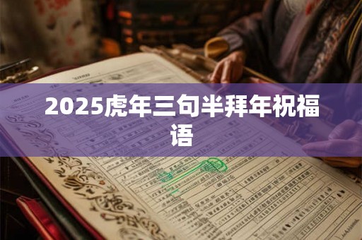2025虎年三句半拜年祝福语 2025虎年三句半拜年祝福语