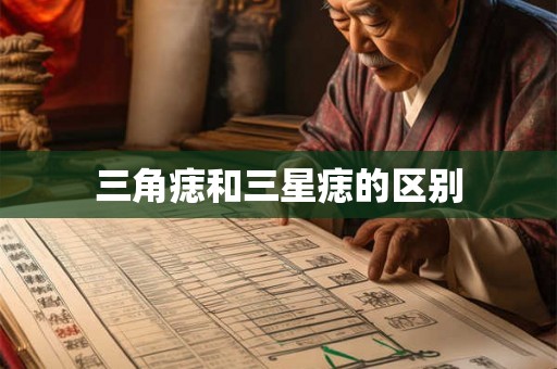 三角痣和三星痣的区别 三角痣和三星痣的区别