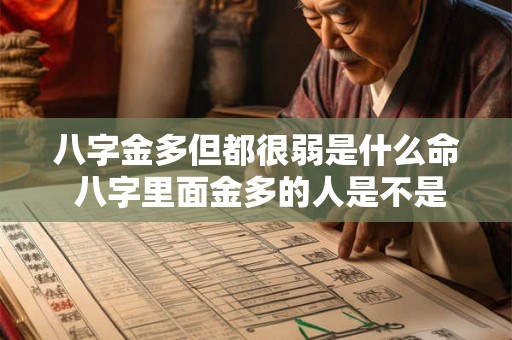 八字金多但都很弱是什么命 八字里面金多的人是不是命硬 八字金多但都很弱是什么命 八字里面金多的人是不是命硬