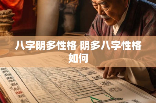 八字阴多性格 阴多八字性格如何 八字阴多性格 阴多八字性格如何