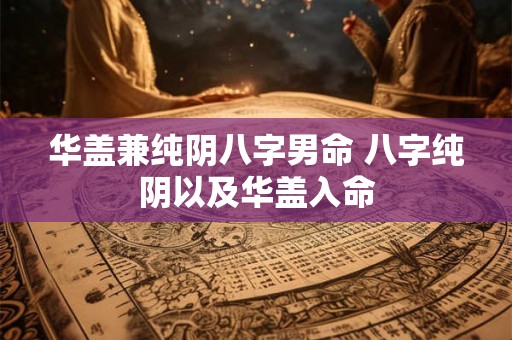 华盖兼纯阴八字男命 八字纯阴以及华盖入命 华盖兼纯阴八字男命 八字纯阴以及华盖入命