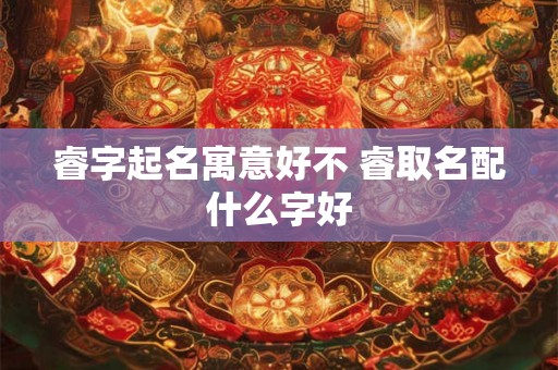 睿字起名寓意好不 睿取名配什么字好 睿字起名寓意好不 睿取名配什么字好