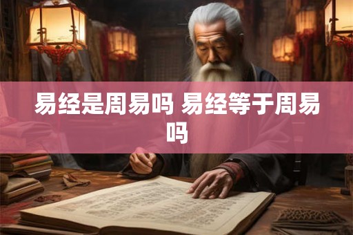 易经是周易吗 易经等于周易吗 易经是周易吗 易经等于周易吗