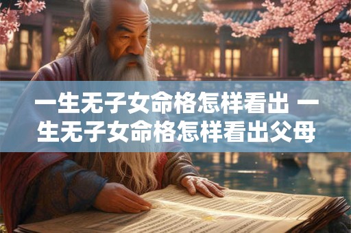 一生无子女命格怎样看出 一生无子女命格怎样看出父母