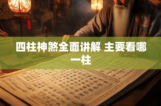 四柱神煞全面讲解 主要看哪一柱 四柱神煞全面讲解 主要看哪一柱