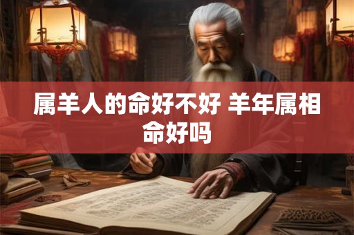 属羊人的命好不好 羊年属相命好吗 属羊人的命好不好 羊年属相命好吗