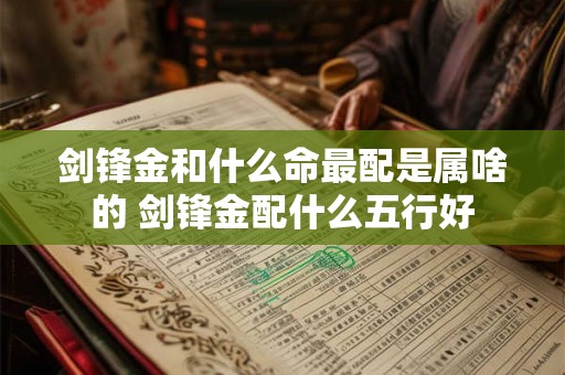 剑锋金和什么命最配是属啥的 剑锋金配什么五行好 剑锋金和什么命最配是属啥的 剑锋金配什么五行好