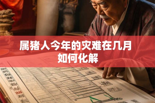 属猪人今年的灾难在几月 如何化解
