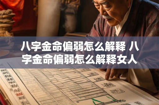 八字金命偏弱怎么解释 八字金命偏弱怎么解释女人 八字金命偏弱怎么解释 八字金命偏弱怎么解释女人