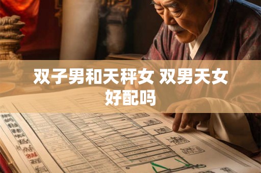 双子男和天秤女 双男天女好配吗