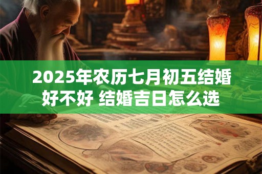 2025年农历七月初五结婚好不好 结婚吉日怎么选