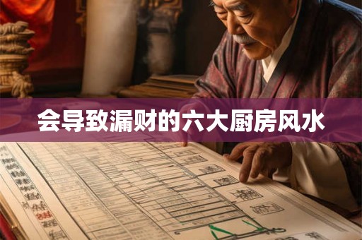 会导致漏财的六大厨房风水 会导致漏财的六大厨房风水